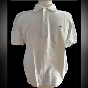 Lacoste Men's Cream Polo Shirt